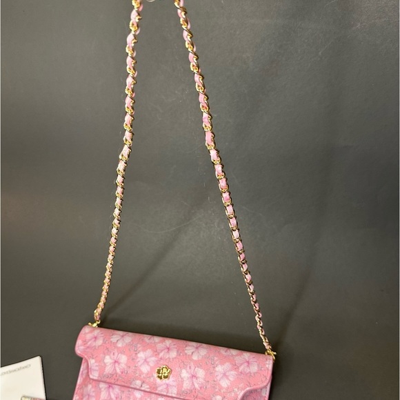 NEW LoveShack Fancy Arietta Square Sunglasses BLUSHING QUARTZ Floral Pink NWT - Picture 9 of 12